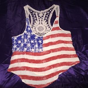 American flag crop top!